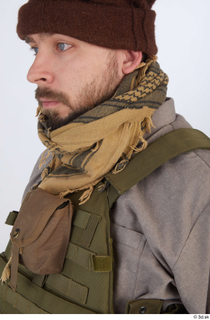 Photos Luis Donovan Army Taliban Gunner detail of uniform scarf…